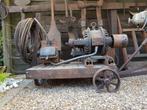 Antieke Heemaf elektromotor. Sleepringanker van  jaren 1920., Doe-het-zelf en Bouw, Motoren, Ophalen, Gebruikt, Elektromotor