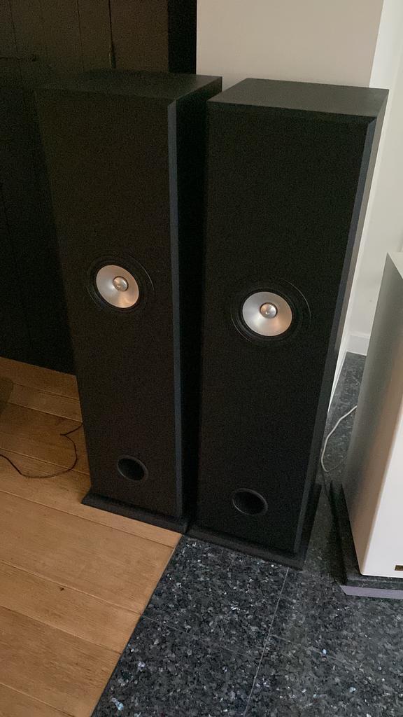 Markaudio CHN-110 vloerstaanders!!!, Audio, Tv en Foto, Luidsprekerboxen, Zo goed als nieuw, Front, Rear of Stereo speakers, Ophalen