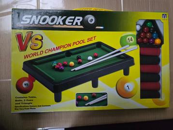 Snooker - Mini World Champion Pool Set beschikbaar voor biedingen