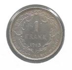 11445 * ALBERT I * 1 frank 1913 vlaams * FDC, Postzegels en Munten, Verzenden, Zilver