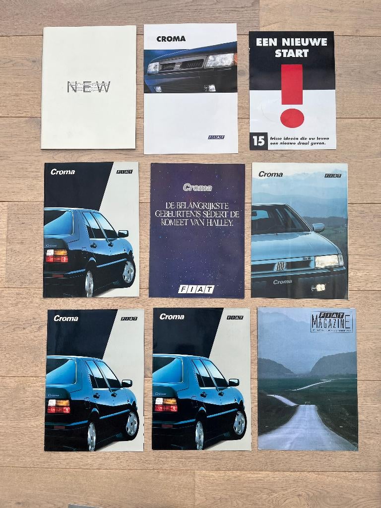 FIAT CROMA FOLDERS, Ophalen of Verzenden