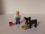 PLaymobil boerin en kalfjes, Kinderen en Baby's, Speelgoed | Playmobil, Ophalen of Verzenden, Zo goed als nieuw, Complete set