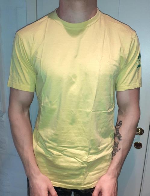 T-shirt heren kleur geel US basic M, Vêtements | Hommes, T-shirts, Neuf, Taille 48/50 (M), Jaune, Envoi