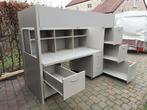 hoogslaper met bureau, Ophalen, Gebruikt, Eenpersoons, Modern