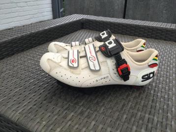 Chaussures de vélo de route en carbone Sidi S-Pro taille 43, Enlèvement ou Envoi, Sidi S-Pro, Comme neuf, Chaussures de sport