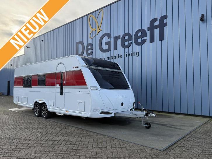 Kabe Royal 630 TDL FK, Caravans en Kamperen, Caravans, Bedrijf, tot en met 3, 1500 - 2000 kg, Rondzit, Kabe, 2 aparte bedden, 7 tot 8 meter