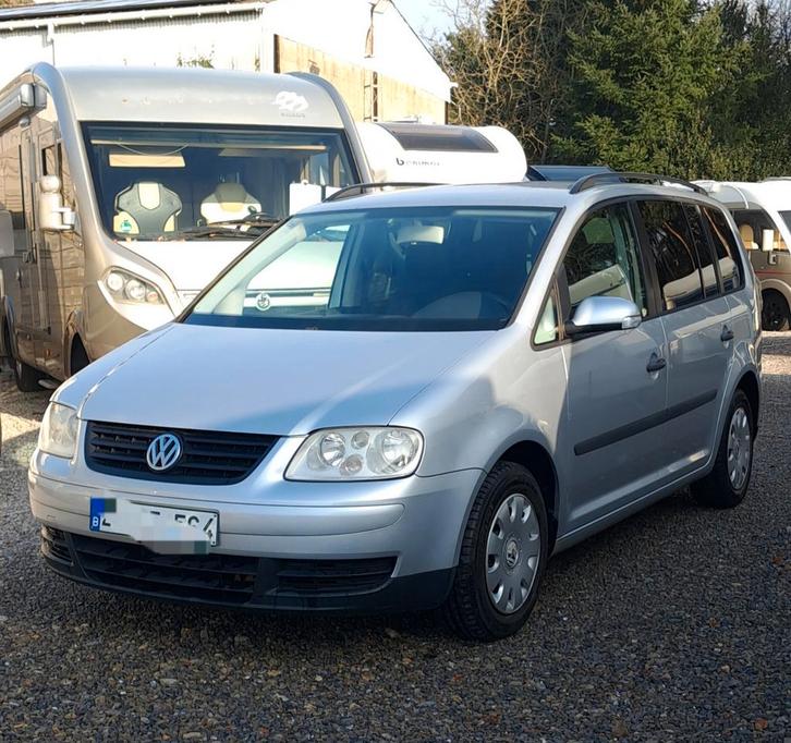KLAAR VOOR INSCHRIJVING, Autos, Volkswagen, Particulier, Touran, Essence, Euro 3, 5 portes, Boîte manuelle, Enlèvement