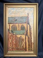Olieverf op paneel, Antiek en Kunst, Ophalen of Verzenden