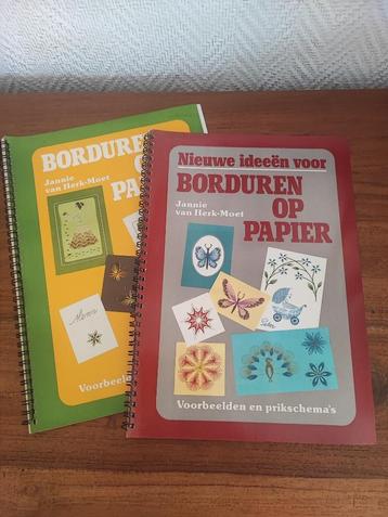 borduren op papier ideeboeken samen €1 beschikbaar voor biedingen