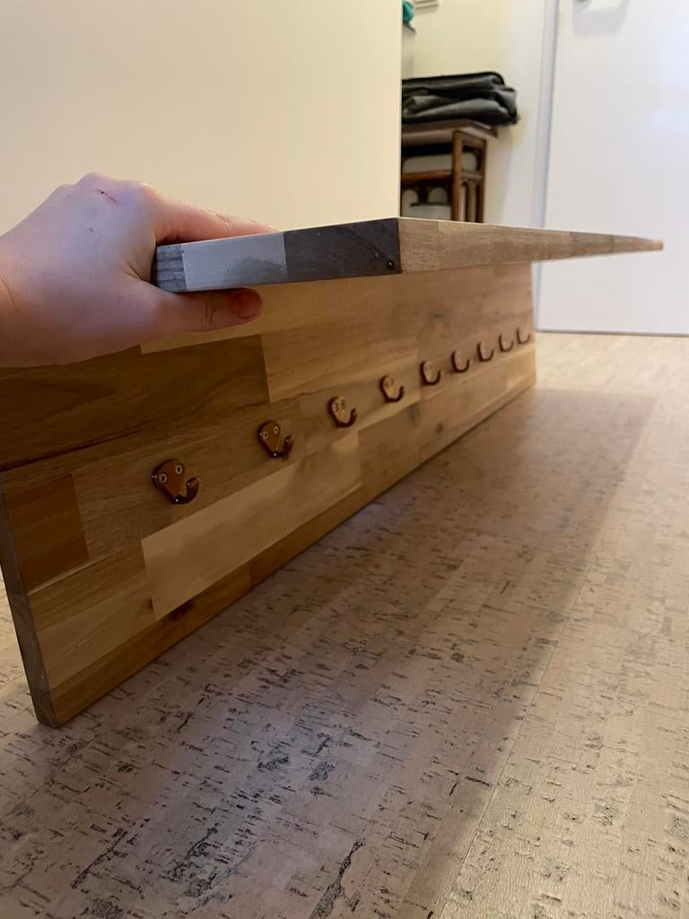 Kapstok - plank voor in de hal, Huis en Inrichting, Woonaccessoires | Kapstokken, Zo goed als nieuw, Metaal, Ophalen