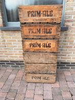 Oude bierkratten, allemaal rond 1955. Prima Ale, Steendorp., Ophalen, Gebruikt