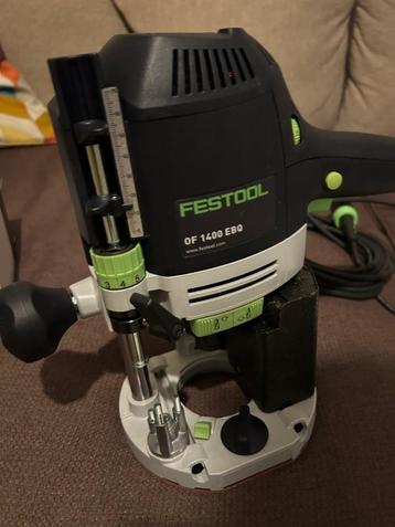 Festool OF 1400 EBQ-Plus NIEUW + aanslag beschikbaar voor biedingen