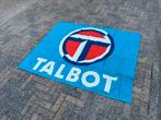 TALBOT oude reclame vlag XL, Ophalen of Verzenden, Gebruikt, Reclamebord