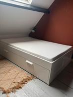 Bed, Kledingkast en bureau, Huis en Inrichting, Slaapkamer | Bedden, Ophalen, Zo goed als nieuw