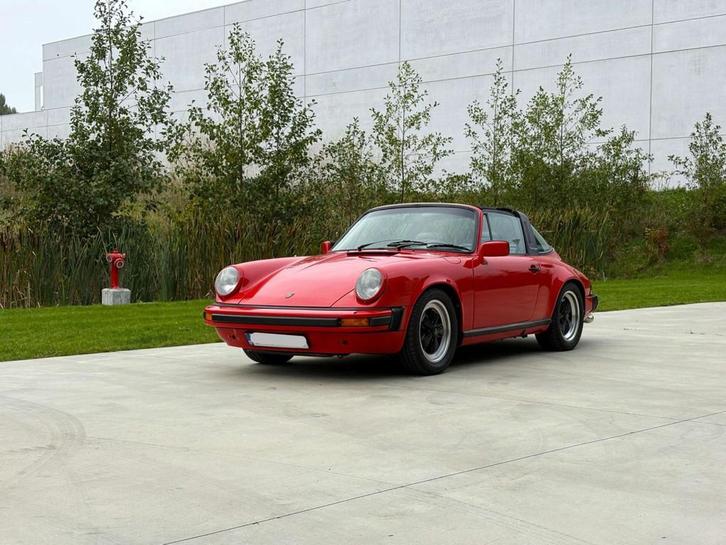 Porsche 911 SC Targa 1980 16"Fuchs Bilstein sound systeem, Auto's, Oldtimers, Bedrijf, Te koop, Centrale vergrendeling, Elektrische buitenspiegels
