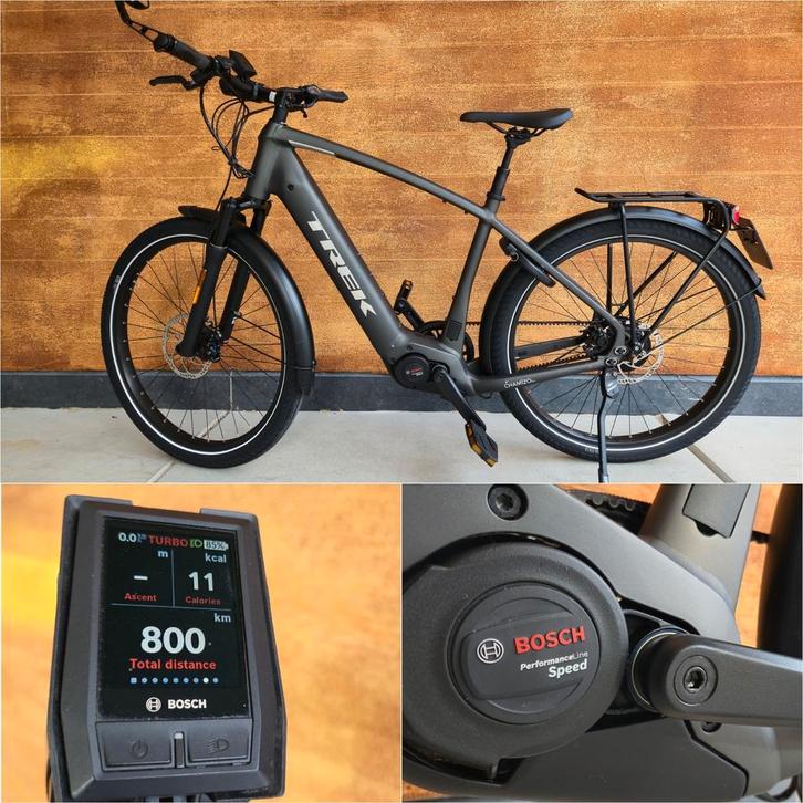Trek allant +9S 625Wh met 800km 2021 speedpedelec, Fietsen en Brommers, Elektrische fietsen, Zo goed als nieuw, 47 tot 51 cm, 50 km per accu of meer