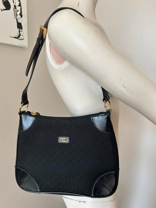 Victor & Hugo handtas met monogram, Handtassen en Accessoires, Tassen | Schoudertassen, Zwart, Leer, Ophalen of Verzenden