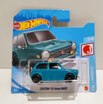 Hot Wheels Custom '70 Honda N600 Groen (2021) beschikbaar voor biedingen