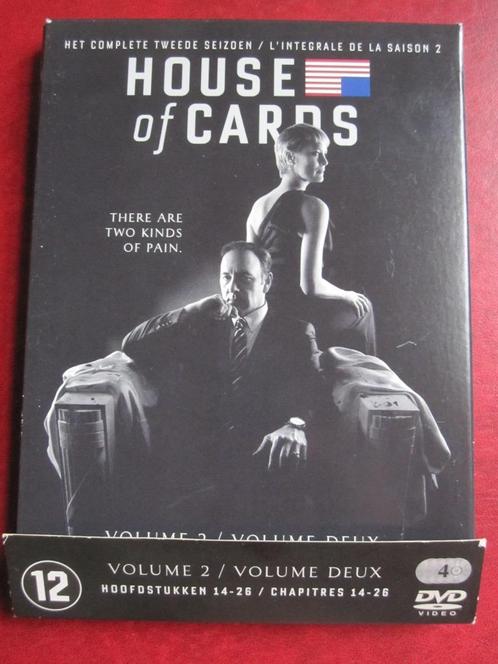 House of Cards Het complete tweede seizoen (2014) 4 disc, Cd's en Dvd's, Dvd's | Tv en Series, Zo goed als nieuw, Drama, Boxset