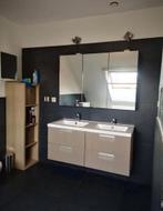 Badmeubel met spiegelkast, Maison & Meubles, Salle de bain | Meubles de Salle de bain, Lavabo ou Évier, Enlèvement, Utilisé, 50 à 100 cm