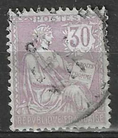 Frankrijk 1902 - Yvert 128 - Type Mouchon - Retouche  (ST), Postzegels en Munten, Postzegels | Europa | Frankrijk, Gestempeld