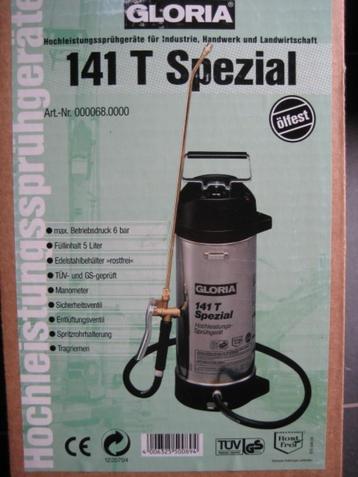 Gloria profi RVS druksproeier type 141 T met manometer 6 bar beschikbaar voor biedingen