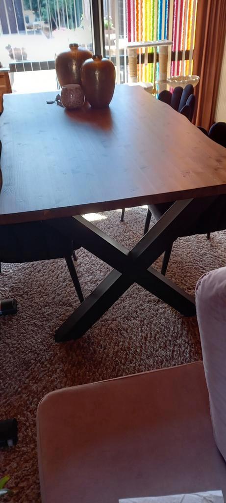 Eettafel. VERLAAGDE, VASTE PRIJS!, Maison & Meubles, Tables | Tables à manger, Comme neuf, Enlèvement