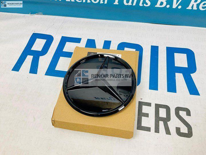 W177 STER MERCEDES A Klasse Grill Embleem Zwart W118 W247, Auto-onderdelen, Overige Auto-onderdelen, Gebruikt, 6 maanden garantie