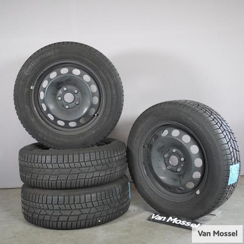 Stalen Wielenset Continental 205/60/R16 96H, Auto-onderdelen, Banden en Velgen, Banden en Velgen, Winterbanden, 16 inch, 205 mm