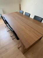 Eettafel 6 personen, Huis en Inrichting, Ophalen, Eikenhout, 200 cm of meer, 50 tot 100 cm
