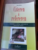 Boek “Citeren en refereren”, Ophalen, Zo goed als nieuw