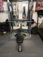 squat rek plus bech bank plus minus 300kg gewichten, Sport en Fitness, Ophalen, Zo goed als nieuw