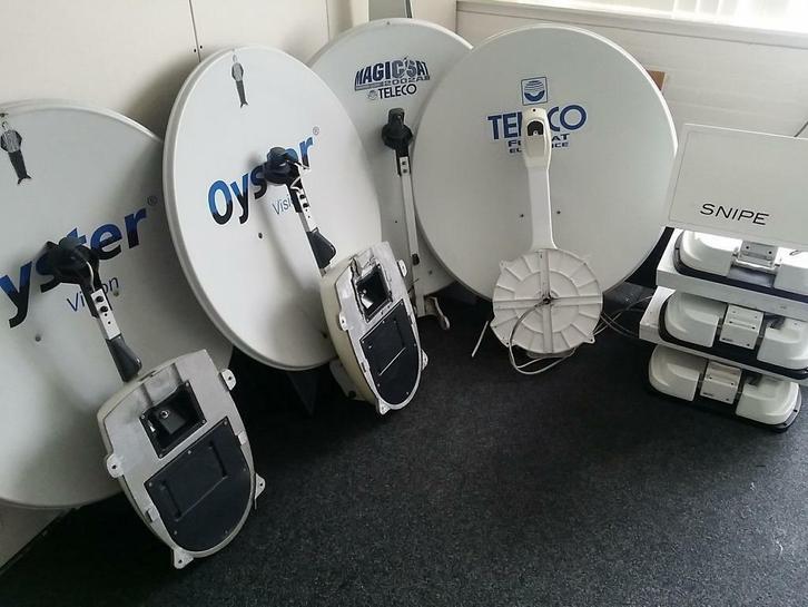 Schotel antenne onderdelen Alden Oyster Teleco Maxview, Caravans en Kamperen, Mobilhome-accessoires, Zo goed als nieuw, Ophalen of Verzenden