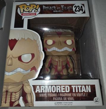 Funko Pop Titan Cuirassé - Armored Titan - AoT 234 beschikbaar voor biedingen
