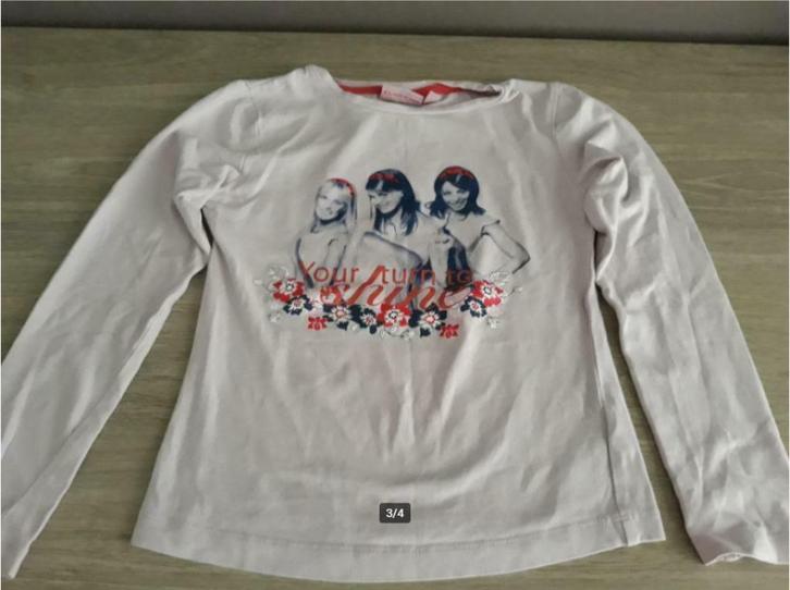 verschillende longsleeves maat 122, oa K3, Kinderen en Baby's, Kinderkleding | Maat 122, Zo goed als nieuw, Meisje, Shirt of Longsleeve