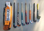 7 hockeysticks met opbergtas, Sport en Fitness, Hockey, Ophalen, Gebruikt, Stick