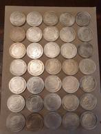 35 zilverstukken van 250 frank boudewijn 1976, Postzegels en Munten, Munten | België, Setje, Zilver, Zilver, Ophalen