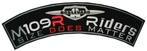 Biker banner patch XL Suzuki Boulevard M109R Riders, Ophalen of Verzenden, Nieuw