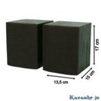 TCM-Black Stereo 2-weg speaker set 2x 20 watt OPRUIMING!, Overige merken, Nieuw, Ophalen of Verzenden, Minder dan 60 watt