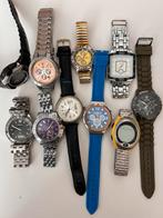10 verschillende herenhorloges, Handtassen en Accessoires, Horloges | Heren, Overige merken, Overige materialen, Gebruikt, Polshorloge