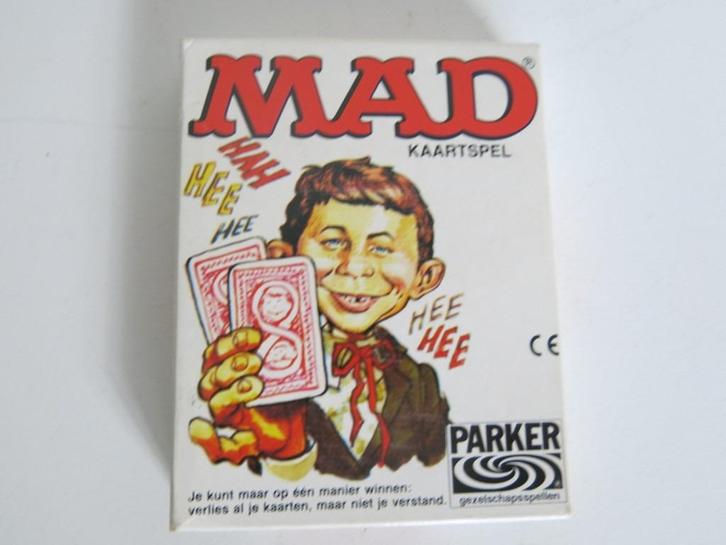 MAD Parker speelkaarten 1980, Hobby en Vrije tijd, Gezelschapsspellen | Kaartspellen, Zo goed als nieuw, Ophalen of Verzenden