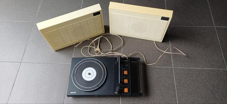 Philips 22AF200-00B platenspelerstereo 200 vintage wit, Computers en Software, Harde schijven, Ophalen