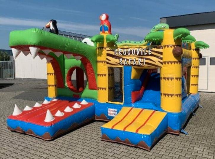 springkasteel te koop, Hobby & Loisirs créatifs, Articles de fête | Location, Comme neuf, Enlèvement