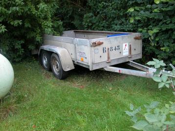remorque double essieux, Autos : Divers, Remorques, Enlèvement, Utilisé
