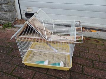 Metalen vogelkooi beschikbaar voor biedingen