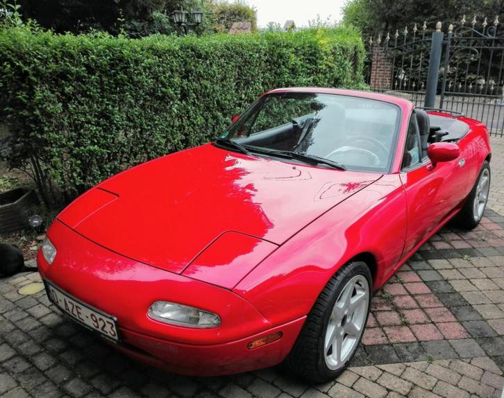 OLDTIMER MAZDA MX5 NA MIATA 1,6i 16V 106.000 miles, Auto's, Mazda, Particulier, MX-5, Radio, Benzine, Cabriolet, 2 deurs, Handgeschakeld