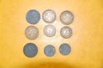REICH : 9 VERSCHILLENDE muntjes 1920-1942, Postzegels en Munten, Munten | Europa | Niet-Euromunten, Setje, Duitsland, Verzenden