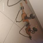 Appliques murales en bois, Maison & Meubles, Enlèvement, Utilisé, Métal, Style ardennais ancien