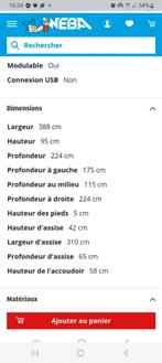 Canape d angle, Maison & Meubles, Canapés | Salons, Enlèvement, Comme neuf, Quatre personnes ou plus, Banc d'angle