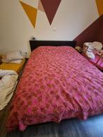 Kwalitatief bed 160x200, Huis en Inrichting, Ophalen, Gebruikt, Zwart, Tweepersoons